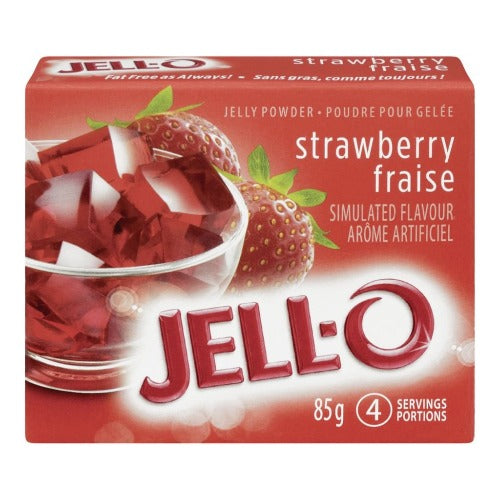 Jell-O Jelly Powder, Strawberry, 85g