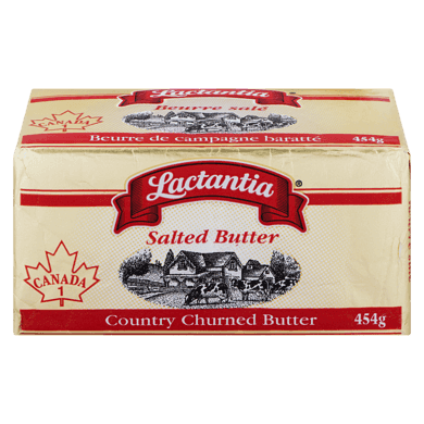 Lactantia Butter, Salted, 454 g