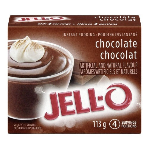 Jell-O Instant Pudding, Chocolate, 113g