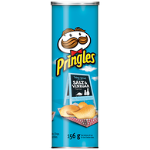 Pringles Chips, Salt & Vinegar, 156 g