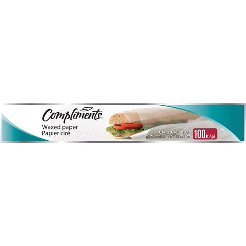 Compliments Wax Paper, 30.5m/100ft