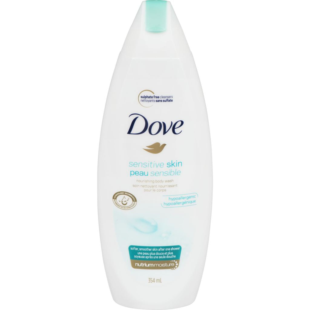 Dove Body Wash, Sensitive Skin, 325 mL