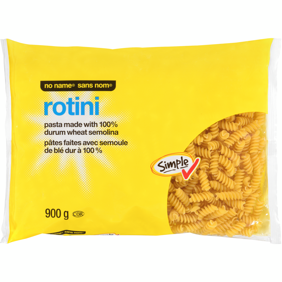 No Name Pasta, Rotini, 900 g