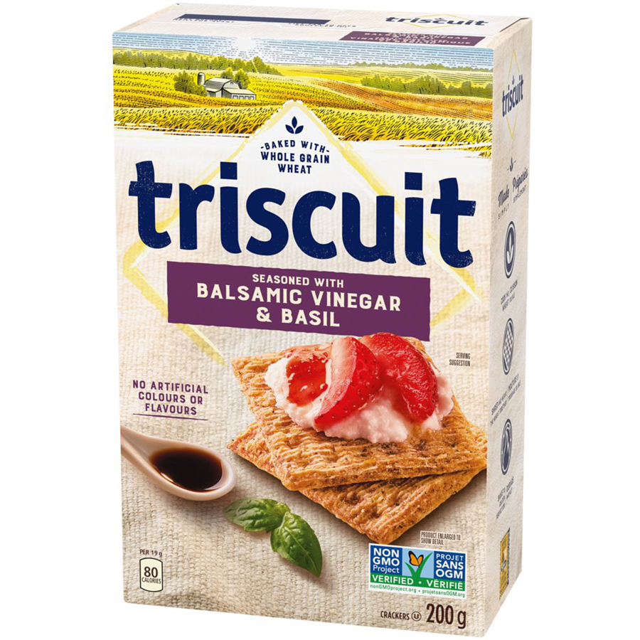 Christie Triscuit Crackers, Balsamic & Basil, 200 g