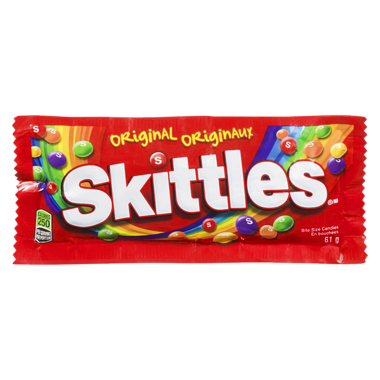 Skittles, Original, 61g individual packs