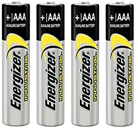 Energizer Industrial Batteries, AAA, 4-pack