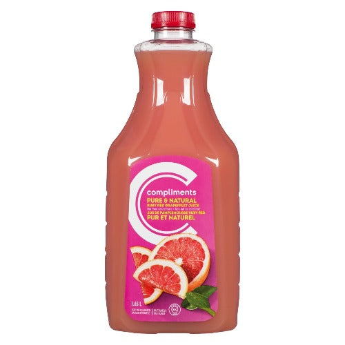 Compliments Juice, Ruby Red Grapefruit Cocktail, 1.89 L