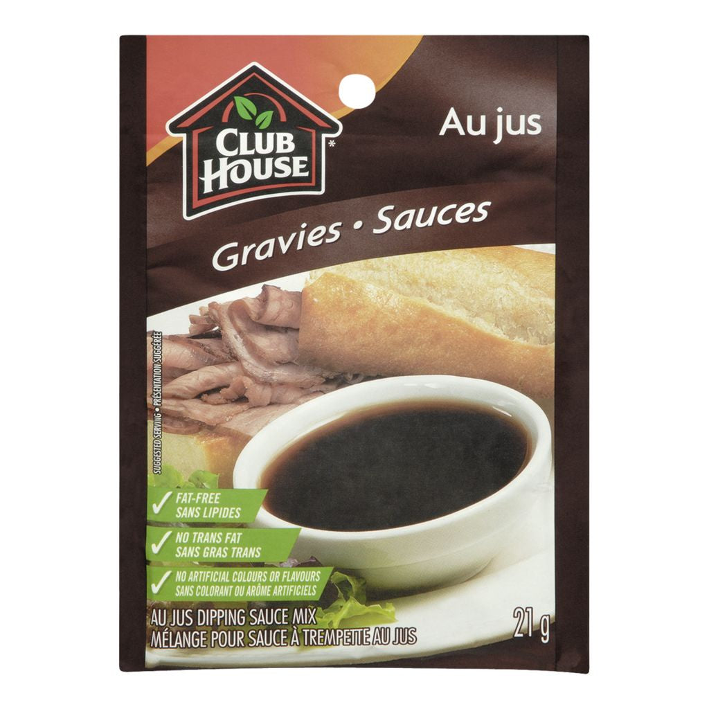 Club House Gravy Mix, Au Jus, 21 g