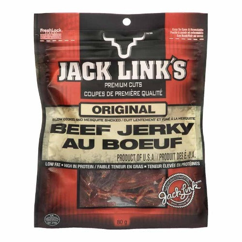 Jack Links Beef Jerky, Original, 80g