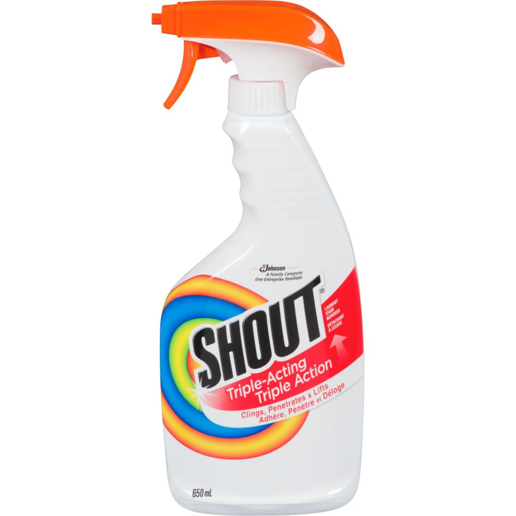 Shout Stain Remover, Triple Acting, 650 ml