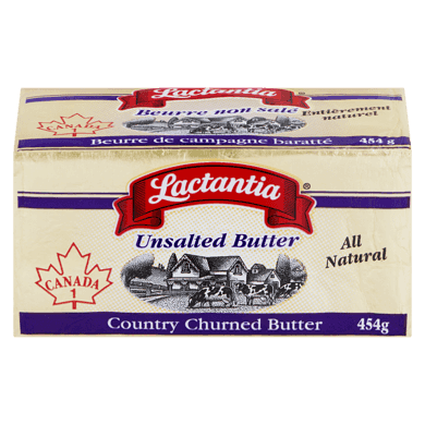 Lactantia Butter, Unsalted, 454 g