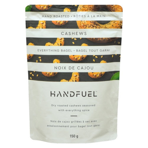 Handfuel Snacks, Everything Bagel Cashews, 150 g