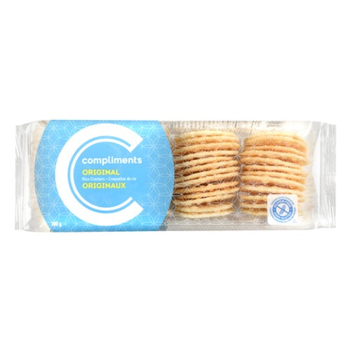 Compliments Rice Crackers, Original, 100 g