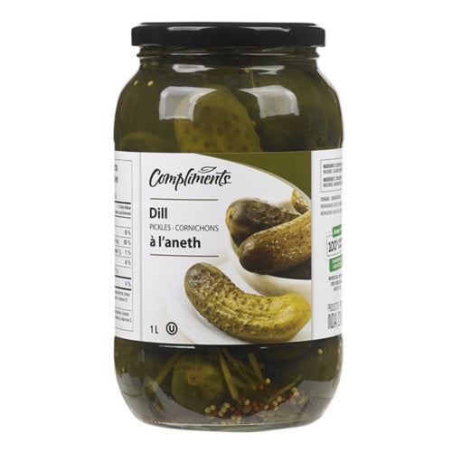 Compliments Dill Pickles, 1L