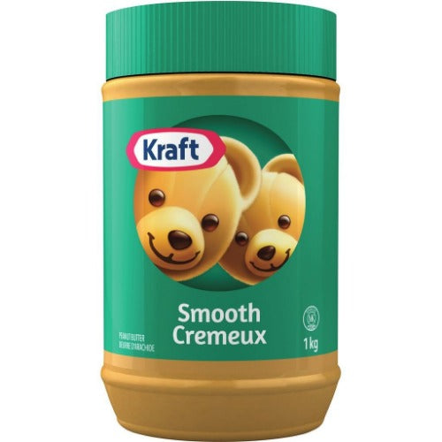No Name Peanut Butter, Smooth, 1 kg