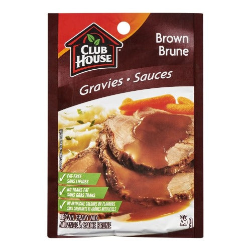 Club House Gravy Mix, Brown, 25 g