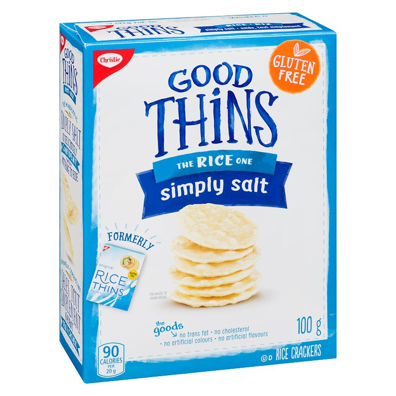 Christie Good Thins Crackers, Simply Salt, 100 g