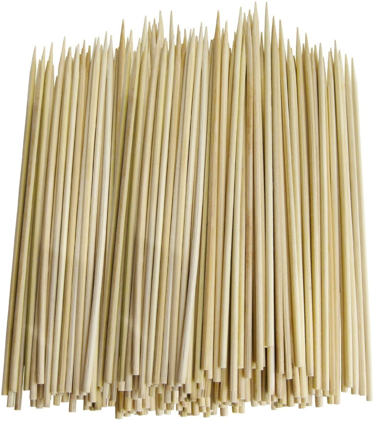 BooBam Natural Bamboo Skewers, 12",  100pcs