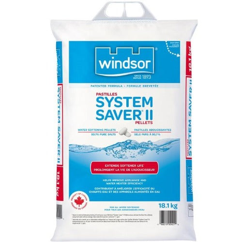 Windsor Water Softener Salt, System Saver II, 18.1kg