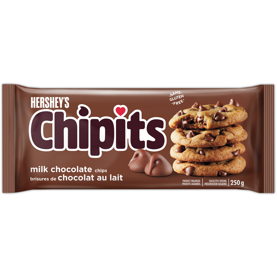 Hershey's Chipits, Milk Chocolate, 250g