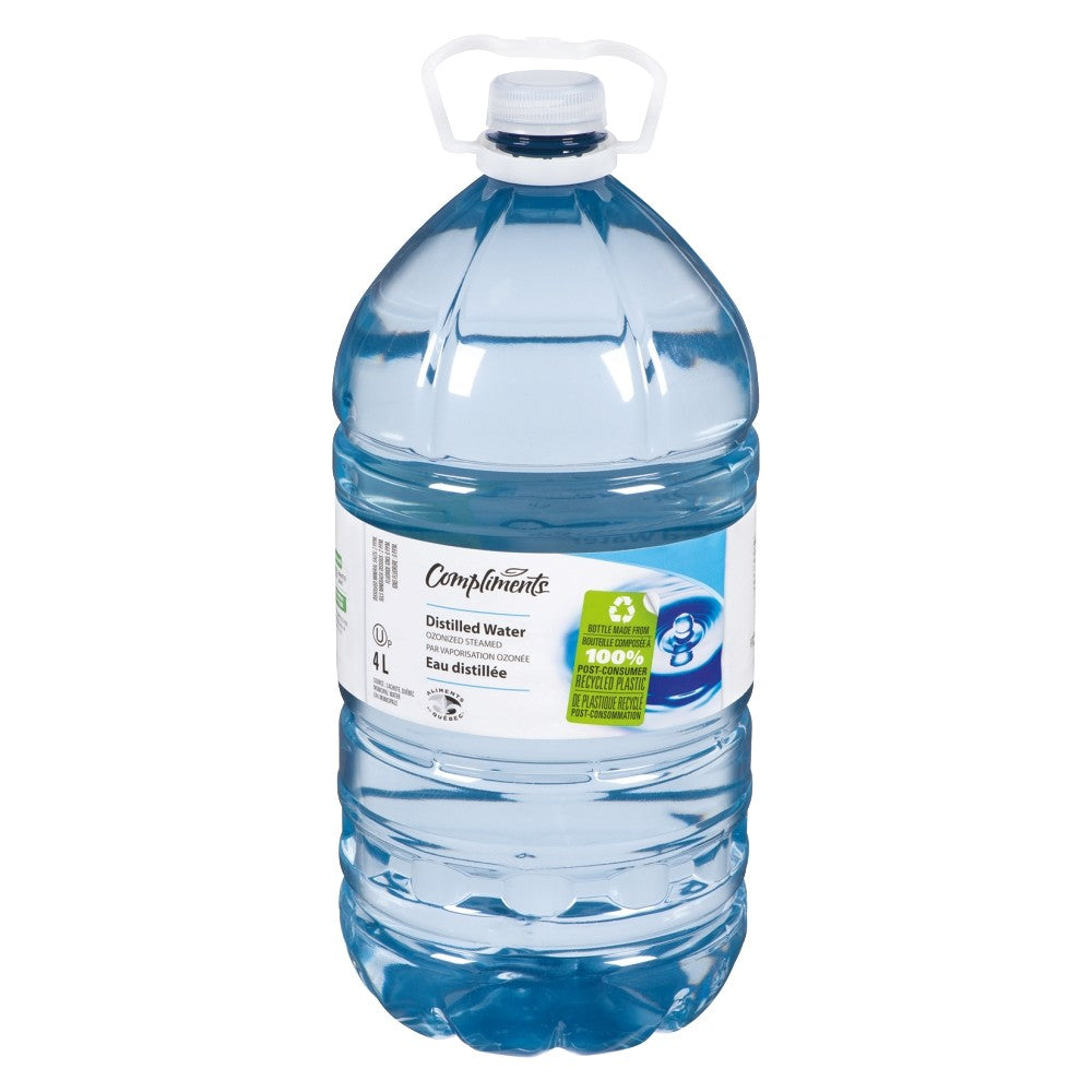 Compliments Distilled Water, 4L