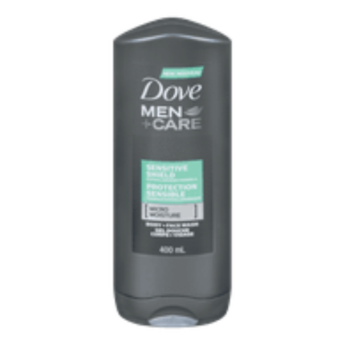 Dove Body Wash, Men, Sensitive Shield, 400 mL