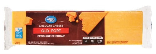 Great Value Cheese, Old Cheddar, 400 g