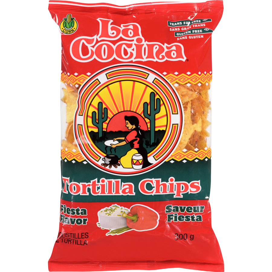 La Cocina Tortilla Chips, Fiesta Flavour, 300 g