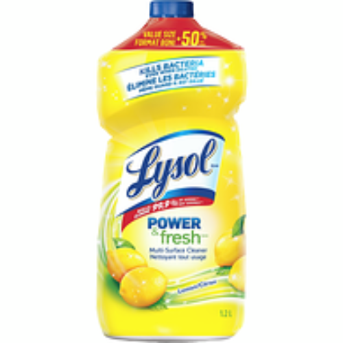 Lysol Cleaner, All Purpose, Lemon, Refill, 1.2 L