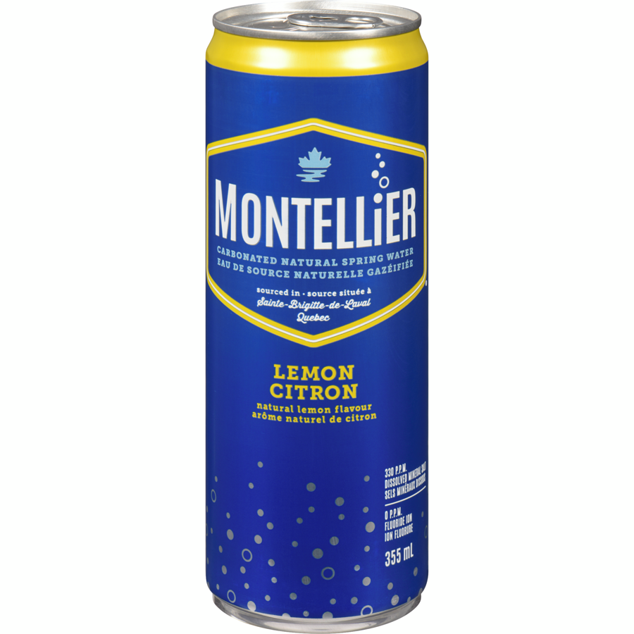 Montellier Cabonated Water, Lemon, 10x355.0 ml