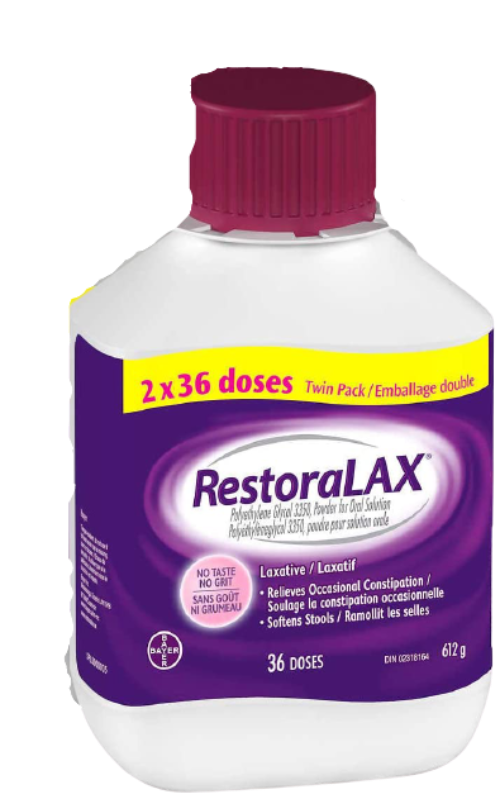 RestoraLAX Laxative, 36 Doses, 612 g
