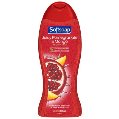 Softsoap Body Wash, Pomegranate & Mango, 591 mL
