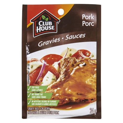 Club House Gravy Mix, Pork, 25g