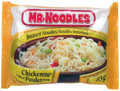 Mr. Noodles, Instant Noodles Package, Chicken, 85 g