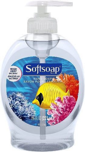 Softsoap Handsoap, Wash away Bacteria, Aquarium, 221 ml