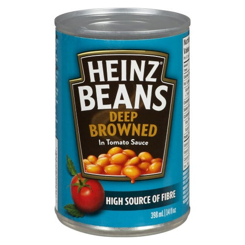 Heinz Baked Beans, Deep Browned In Tomato Sauce, 398mL