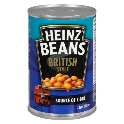 Heinz Baked Beans, British Style in Tomato Sauce, 398 ml