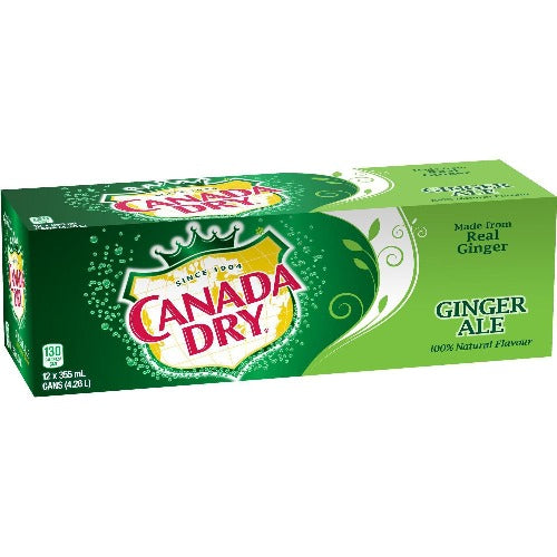 Canada Dry Ginger Ale, 12, 355ml