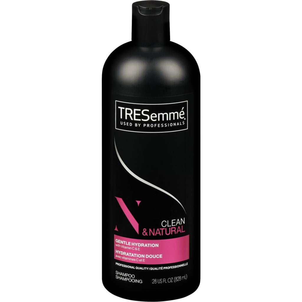 Tresemme Shampoo, Clean & Natural, Gentle Hydration, 828ml