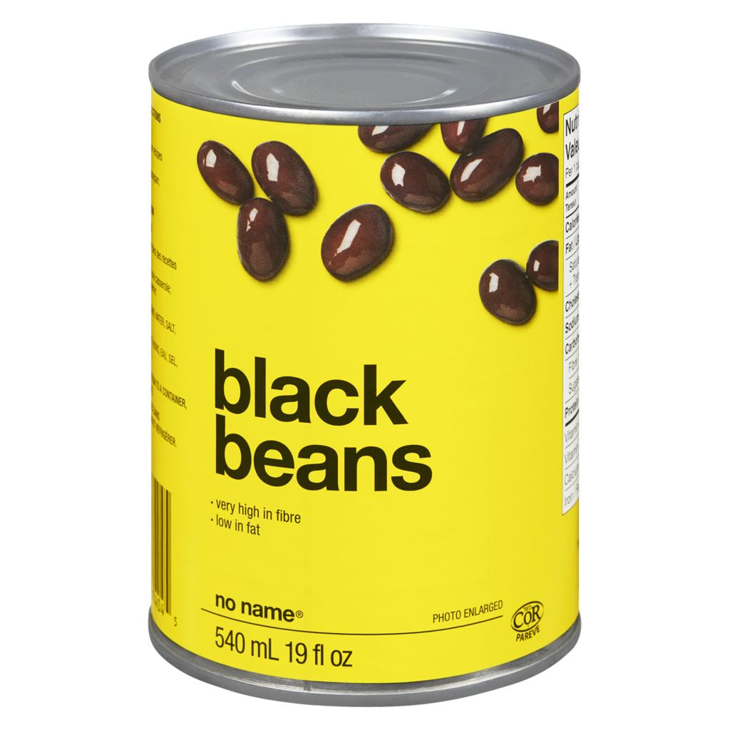 No Name Black Beans, 540 mL