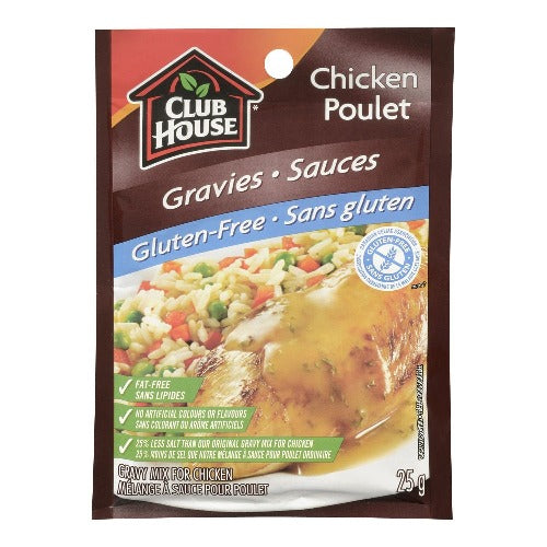 Club House Gravy Mix, Chicken, Gluten-Free, 25 g