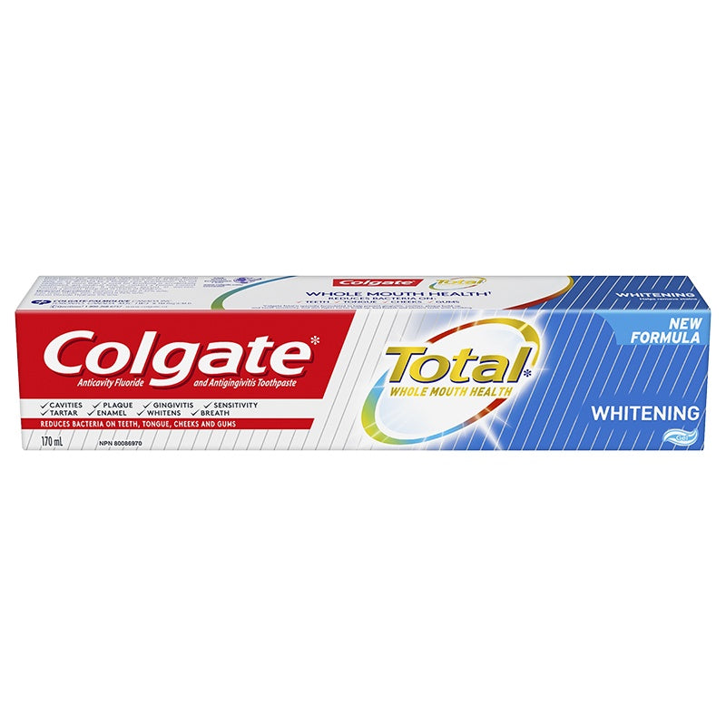Colgate Toothpaste, Total ,Whitening, Gel,170 mL