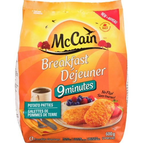 McCain Breakfast Potato Patties, 600 g, 12