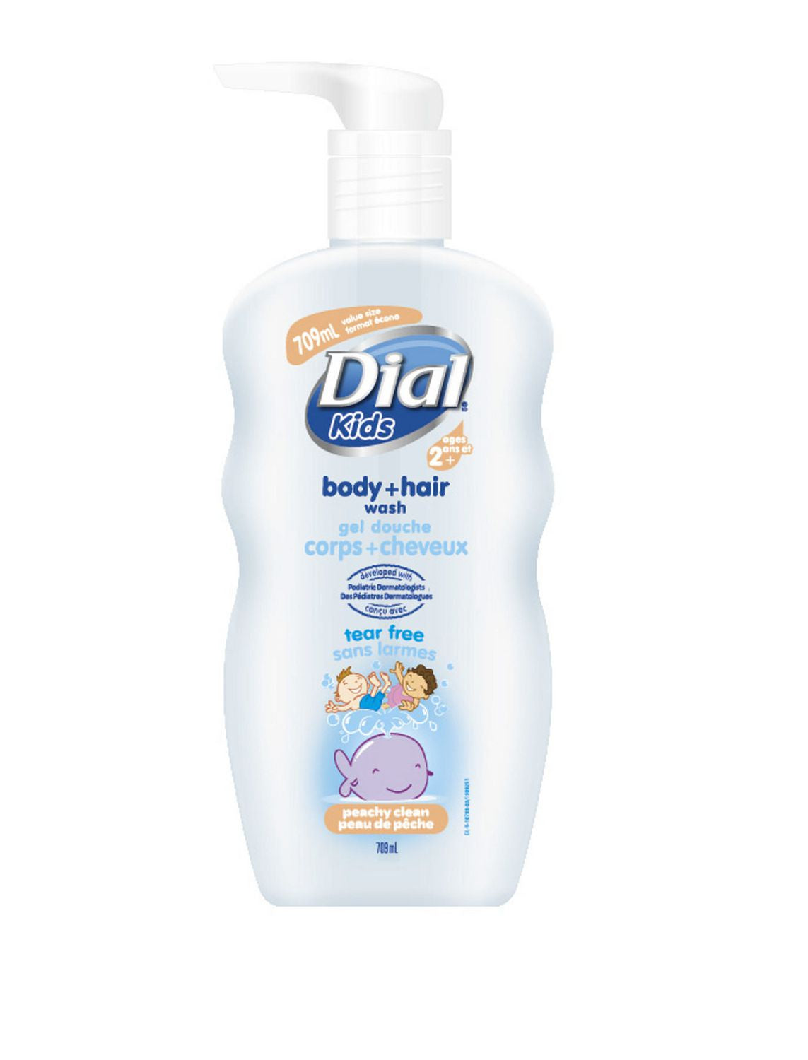 Dial Kids Wash, Body & Hair Gel Peachy Clean, 709ml