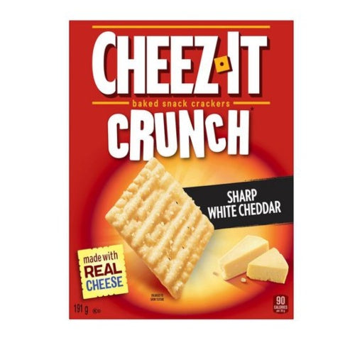 Cheez it Crackers, Sharp White Cheddar, 191 g