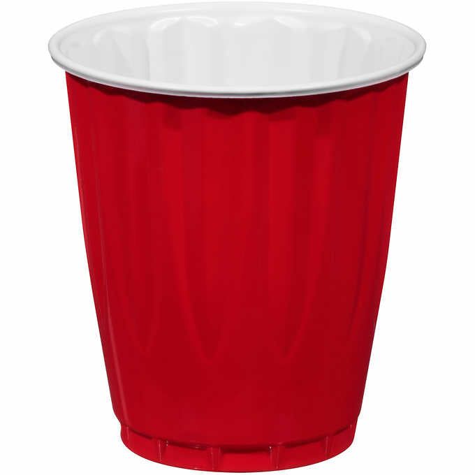 Chinet Plastic Cups, Big Red Cups 18oz, 40 pack