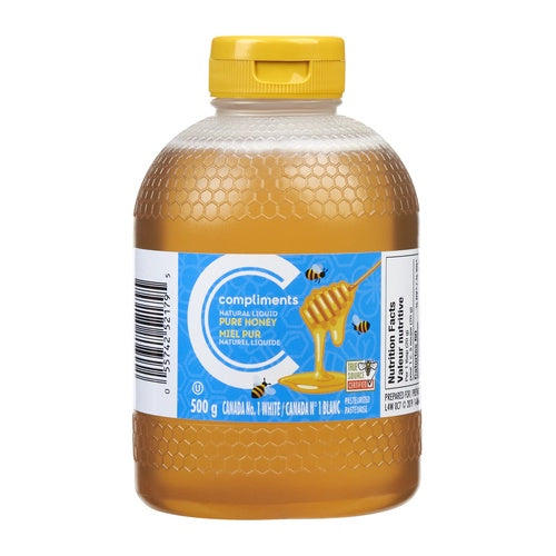 Compliments Pure Natural Liquid Honey, 500 g
