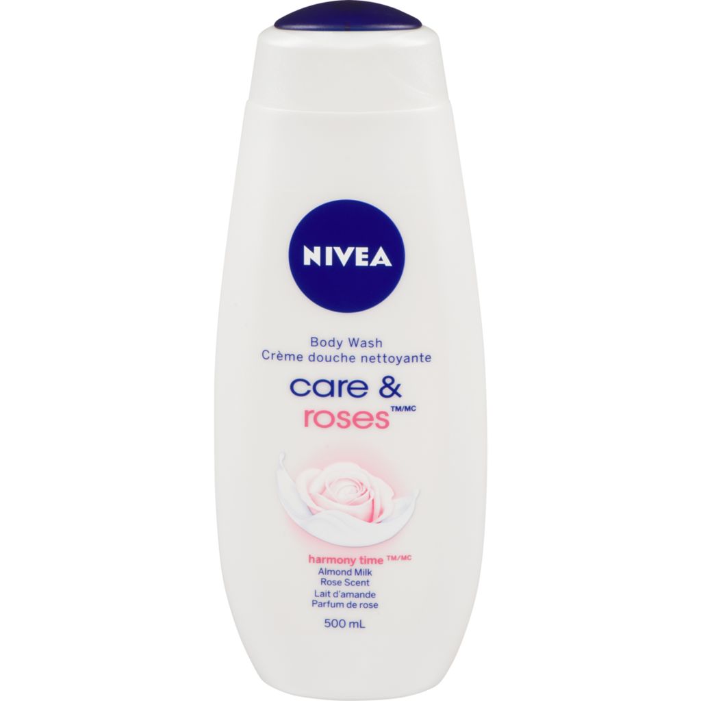 Nivea Body Wash, Rose & Almond Oil, 500ml