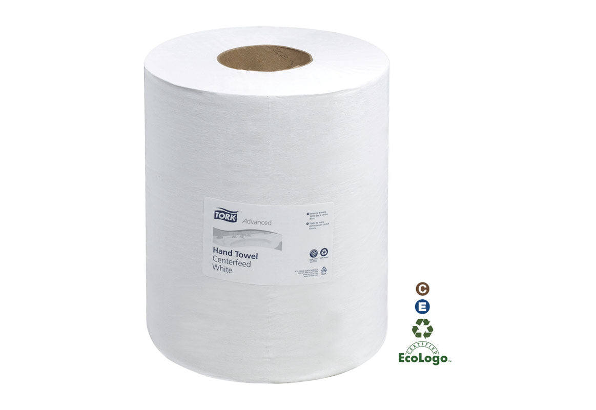 551202 Tork Basic Paper Towel,  M2 2-Ply Centre Pull Towel -White,  Item#12 12 02, 6 Rolls