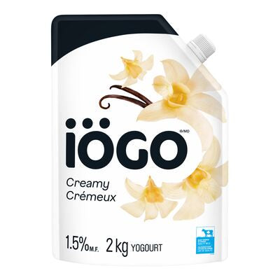 IOGO, Creamy Vanilla, 1.5 MF, 2kg Pouch